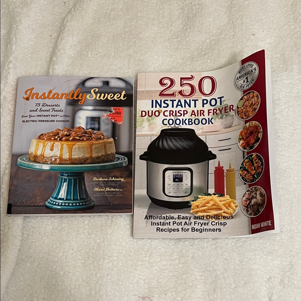 Instant Pot and airfryer cookbooks